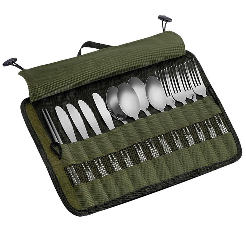 Camping Cooking Utensil Organizer - Outdoor Camping Besteck Lagerung Tasche Tragbare