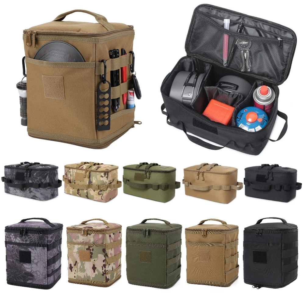 Camping Cooking Utensil Organizer - Taktische Tasche Camping Aufbewahrungstasche Kochutensilien Organizer