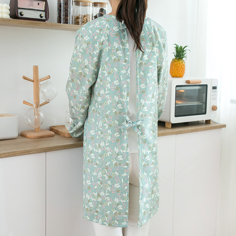 Damen Baumwoll-Langarmschürze  – Camping Cooking Apron Bewertung und Preis