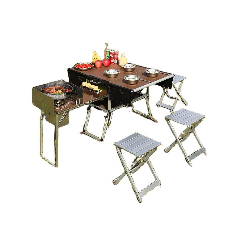Tragbarer, zusammenklappbarer  – Camping Cooking And Dining Set Bewertung und Preis