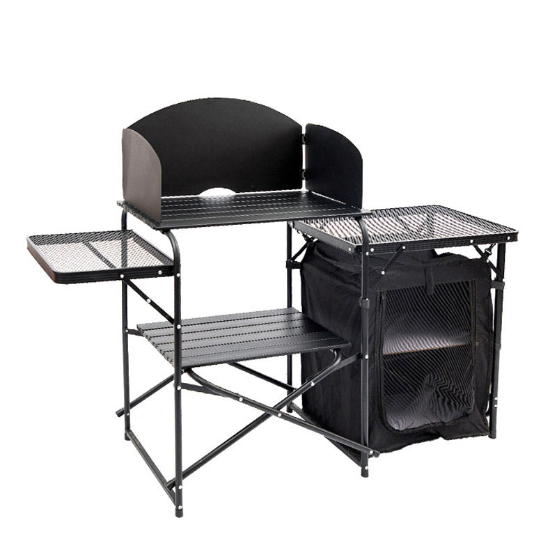 Fabrik-Großhandel Tragbarer Ou – Camping Cooking Table With Windshield Bewertung und Preis